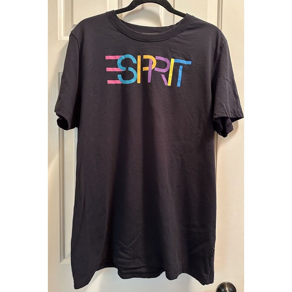 Espirit Opening Ceremony Logo T-shirt Dark Blue‎ Size XL